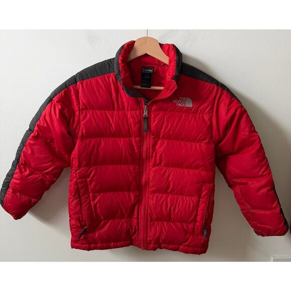 The North Face puffer 550 coat boys size 10/12 - Picture 1 of 7